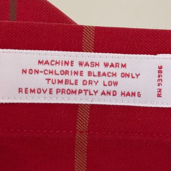 Men's Brooks Brothers The Original Polo Shirt Plaid Casual Button Up Red - Large - Picture 5 of 5